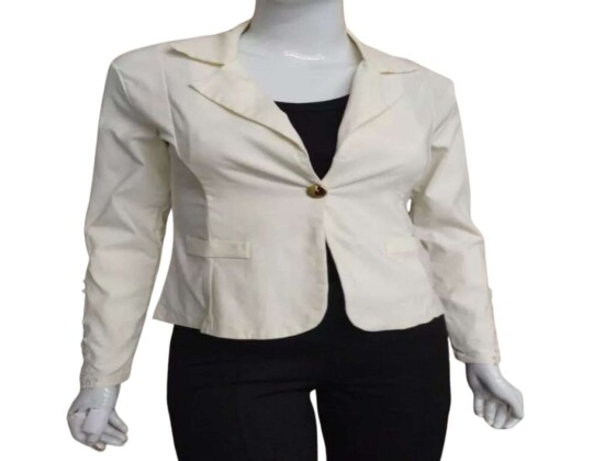 BLAZER COM RENDA R.C CONFECCOES - Bege