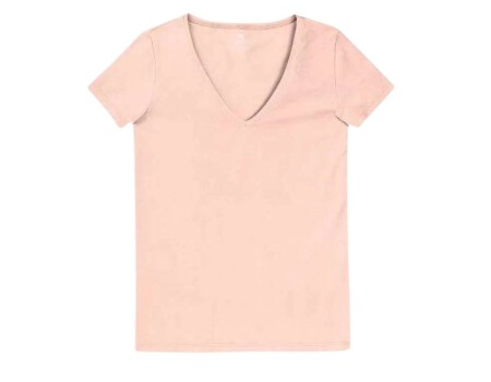 BLUSA BASICA ALGODÃO E ELASTANO HERING 02TQ - Rosa