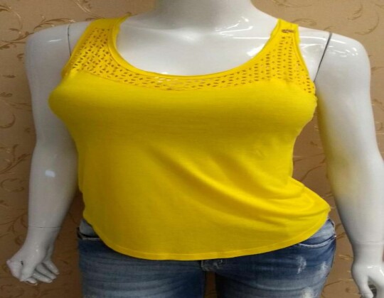 BLUSA MORENA ROSA 103325 - Amarelo