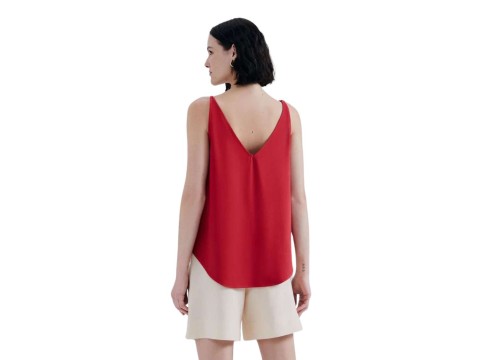 BLUSA REGATA FEM HERING HFJ6 - Vermelho