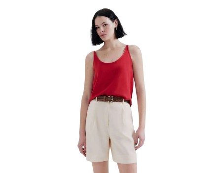 BLUSA REGATA FEM HERING HFJ6 - Vermelho