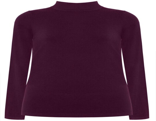 BLUSA RET FIO6 GOLA ALTA ML SEIKI 730022 - Vinho