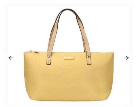 BOLSA SHOPPING BAG CLASSICA WJ 45514 - Amarelo