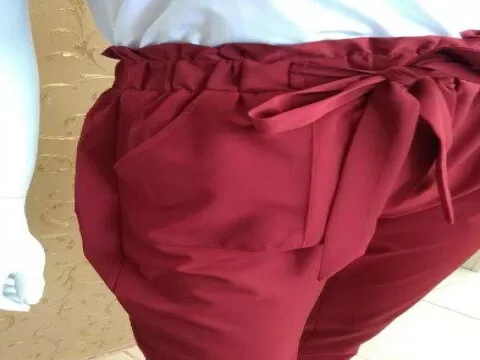 Calça best sale clochard vinho