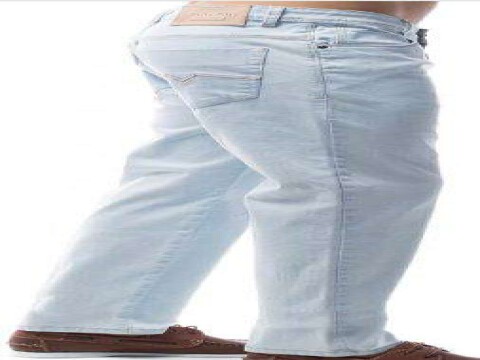 CALCA MASCULINA SKINNY DENUNCIA - Branco