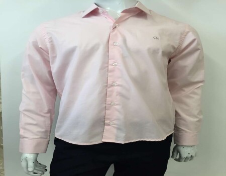 CAMISA MANGA LONGA ESSENCIAL OGOCHI 1000092 - Rosa