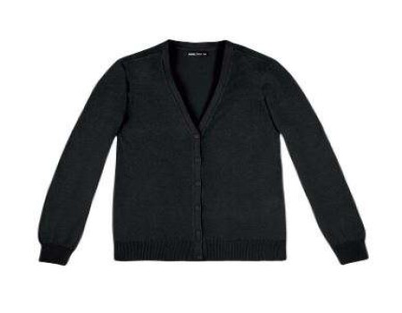 CARDIGAN FEMININO BÁSICO EM TRICÔ HERING K0WK - Preto