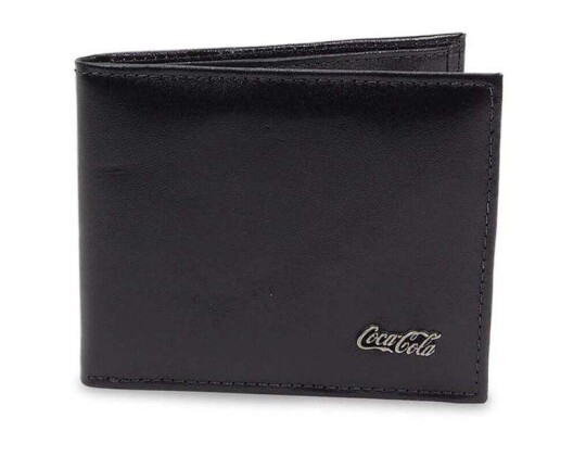 CARTEIRA MASCULINA TOSCANA C/ METAL COCA COLA 5360 - Preto