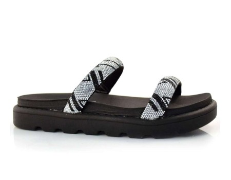 CHINELO BIRKEN PAPETE COM STRASS VIZZANO 6459.110 - Preto