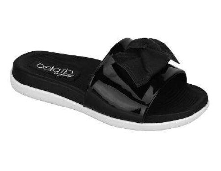 CHINELO SLIDE BEIRA RIO 8360.120 - Preto