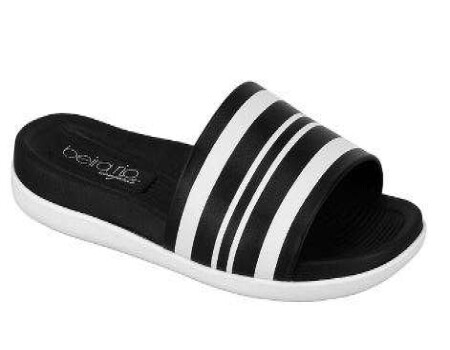 CHINELO SLIDE BEIRA RIO 8360.122 - Preto