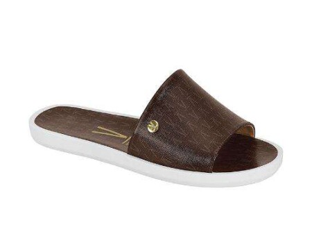 CHINELO SLIDE MONOGRAMA VIZZANO 6363.105 - Marrom