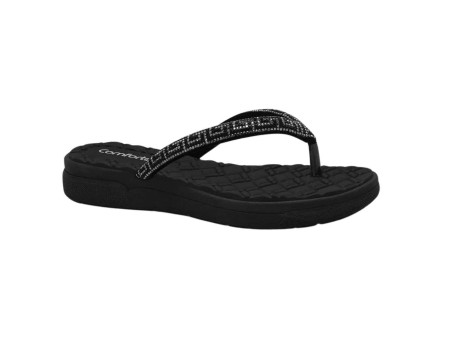 CHINELO SLIP STAR NAT COMFORTFLEX 24-42431 - Preto