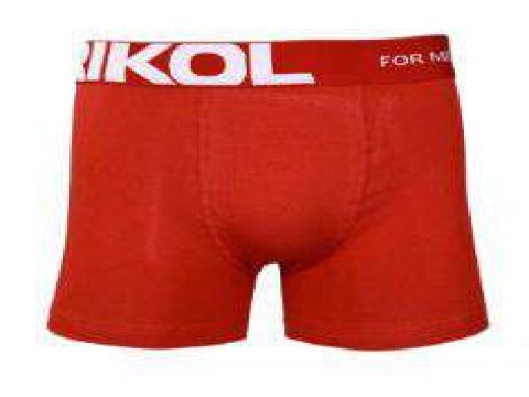 CUECA BOXER COTTON RIKOL 11002 - Vermelho