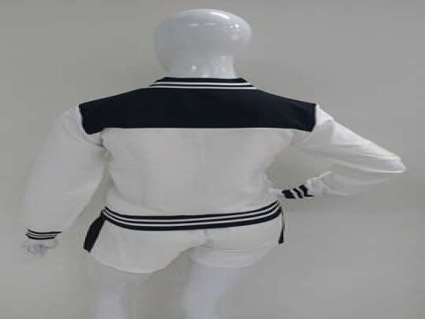 JAQUETA BOMBER CREPE VALENTINA V1890 - Branco