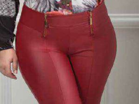 LEGGING RESINADA ELEGANCE 21239 - Vermelho