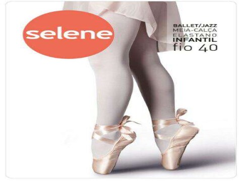 MEIA CALÇA INF BALLET FIO 40 SELENE 9580.001 - Branco