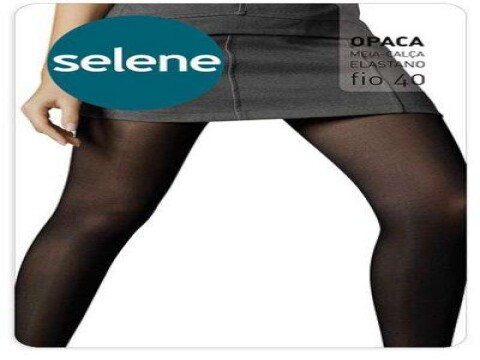 MEIA CALÇA OPACA FIO 40 SELENE 9650.001 - Preto