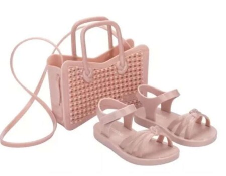 MINI MELISSA PRECIOUS + BOLSA GLITTER 33762 - Rosa