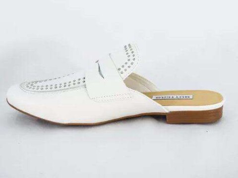 MULE FEMININO COURO TOSCANA BOTTERO 300004 - Branco