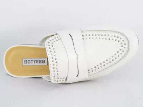 MULE FEMININO COURO TOSCANA BOTTERO 300004 - Branco