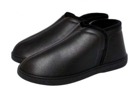 PANTUFA BOTA C/FORRO PRETO PELO UNISSEX LEFFA 753 - Preto