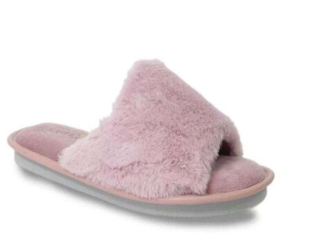 PANTUFA CHINELO DE PANO ABERTO LEFFA 859 - Rose