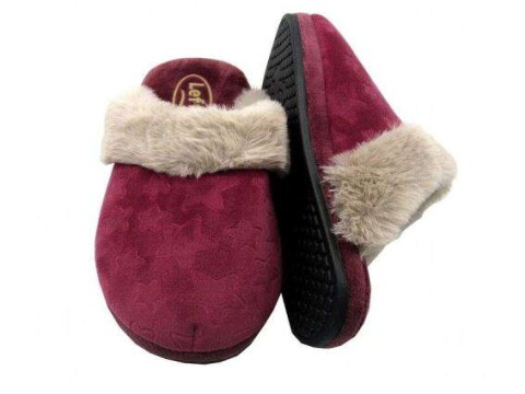 PANTUFA GOLA PELE SAFIRA ESTRELA LEFFA 460 - Vinho