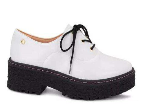 SAPATO OXFORD BOX BONNIE PETITE JOLIE PJ3109 - Branco