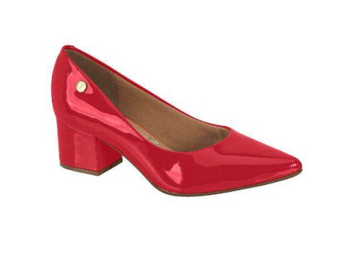 SAPATO SALTO BAIXO VIZZANO 1220.315 - Vermelho