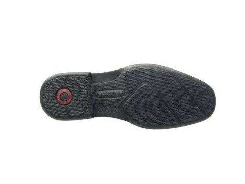 SAPATO SOCIAL COMFORT EM COURO PEGADA 123451-01 - Preto