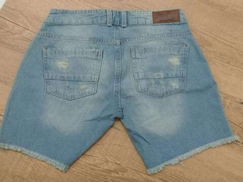 SHORTS BARRA DESFIADA DZARM ZB4P - Jeans claro