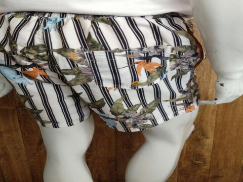 SHORTS DE PRAIA MASCULINO ESTAMPADO HERING KTL4 - Listras