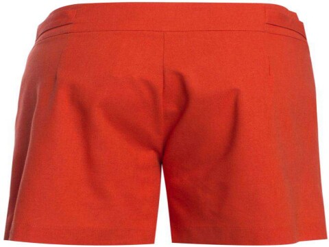 SHORTS LINHO COM DETALHE NO CÓS SEIKI 260225 - Laranja