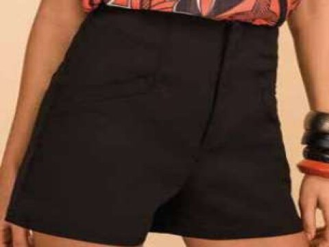 SHORTS MORENA ROSA 06250 - Preto