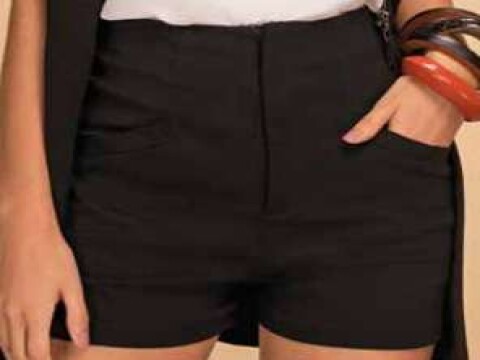 SHORTS MORENA ROSA 06250 - Preto