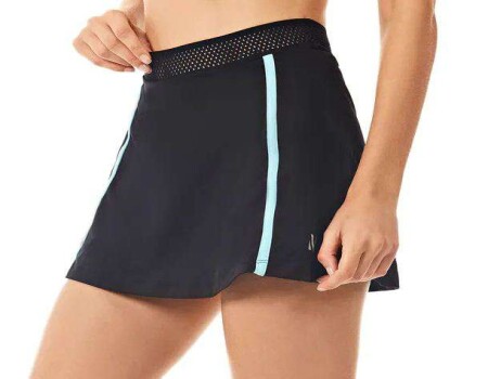 SHORTS SAIA DETALHE ELÁSTICO MORENA ROSA 400453 - Preto