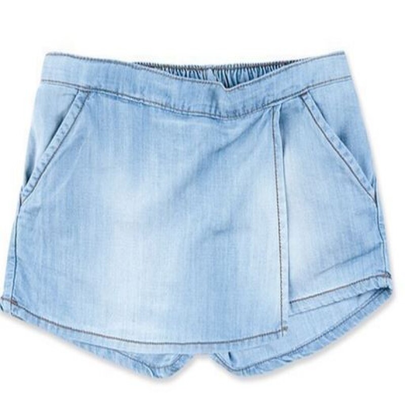 short saia jeans hering