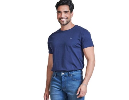 T-SHIRT MASCULINA BÁSICA LEE 5102L - Marinho