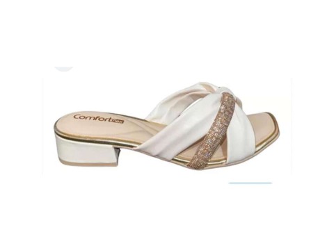 TAMANCO FEMININO COMFORTFLEX 24-55402 - Off white