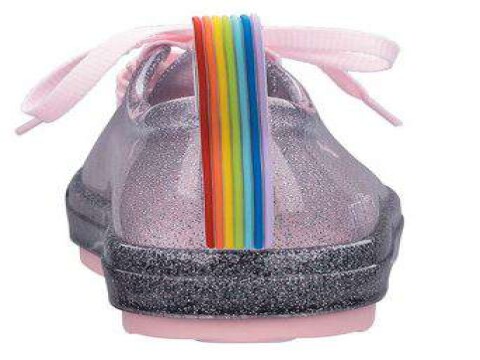 TENIS BE RAINBOW A MELISSA 32637 - Prateado