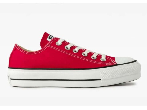 TÊNIS CONVERSE CHUCK TAYLOR ALL STAR FLATFORM CT0495 - Vermelho