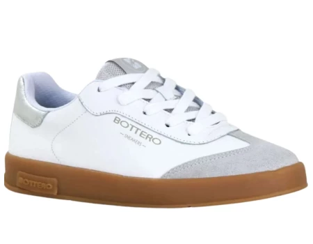 TÊNIS EM COURO CASUAL BOTTERO 357309-1 - Branco