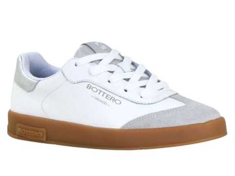 TÊNIS EM COURO CASUAL BOTTERO 357309-1 - Branco