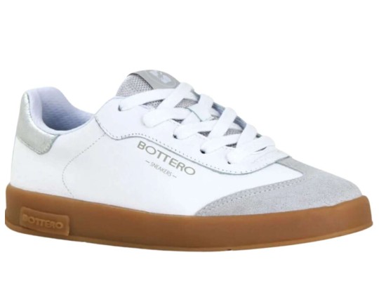 TÊNIS EM COURO CASUAL BOTTERO 357309-1 - Branco