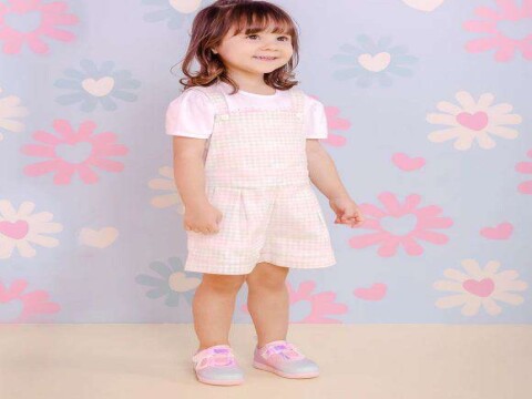 TÊNIS INFANTIL DEGRADÊ COM LUZ PAMPILI 165.166 - Rosa