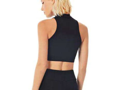 TOP CROPPED ALÇA LARGA MORENA ROSA 400477 - Preto