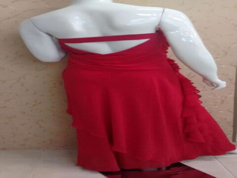 VESTIDO CHIFON SONIA BACK 10KA5436 - Vermelho