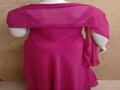 VESTIDO LONGO CHIFON SONIA BACK 9KA5306C - Pink