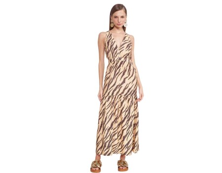 VESTIDO MIDI ANIMAL PRINT COLCCI 044.01.13365 - Animal print